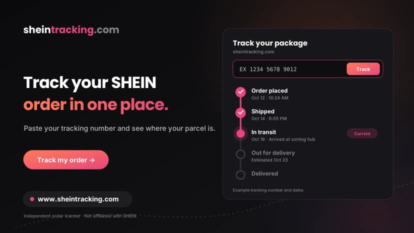 Shein Tracking tracking tool